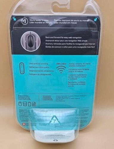 Logitech Compact Wireless Mouse - Blue - Picture 2 of 5