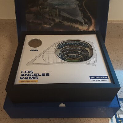 2020 Los Angeles LA Rams Season Ticket Member Gift Box SOFI Replica ...