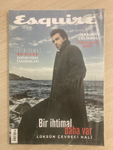 esquire Turkey December 2021 İbrahim Çelikkol cover / Fast Shipping Worldwide - Picture 6 of 7