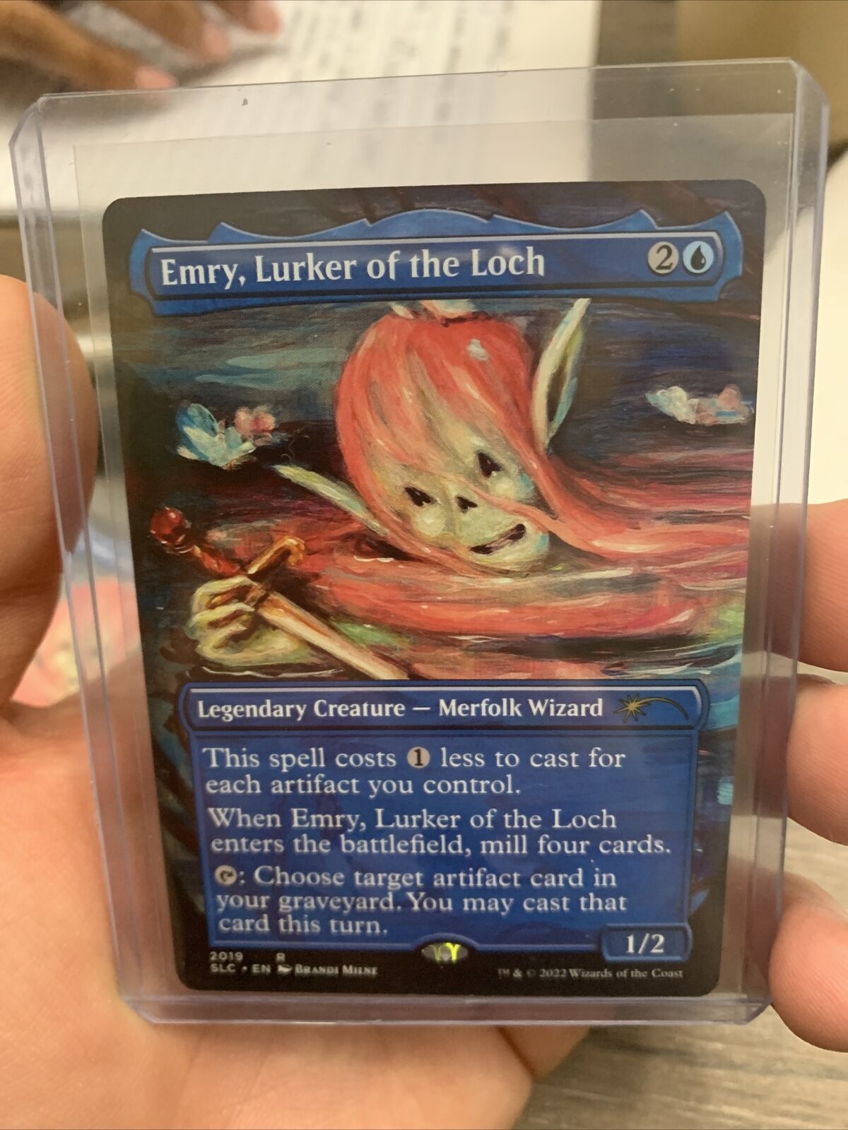 Emry Lurker Of The Loch MTG 30th Anniversary Countdown Kit Secret Lair Non  Foil