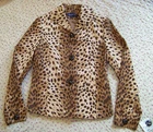 Women's Jones New York Animal Print Blazer Jacket - Size 6 - NEW