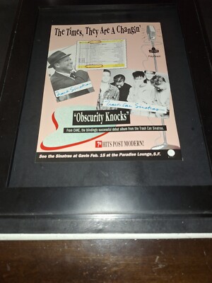 Trash Can Sinatras Obscurity Knocks Rare Original Radio Promo Ad 