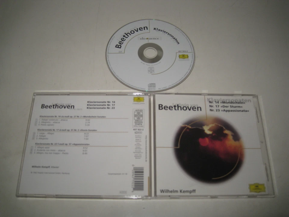 L. VAN BEETHOVEN/KLAVIERSONATEN NR 14,17,23(ELOQUENCE/457 922-2)CD ALBUM