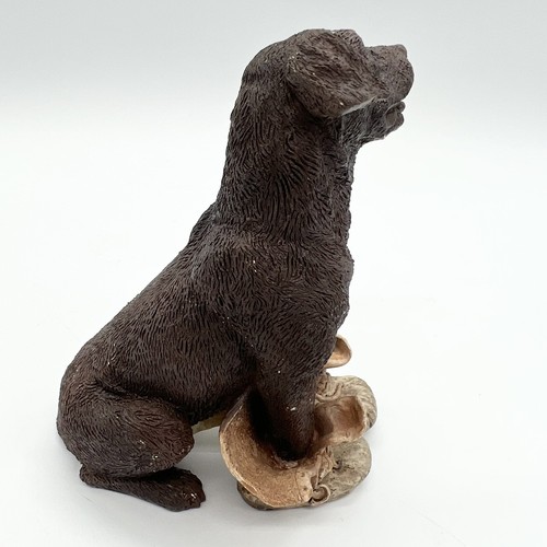 Don James Stone Critters Brown Chocolate Lab Dog Boots Figurine - Afbeelding 4 van 11