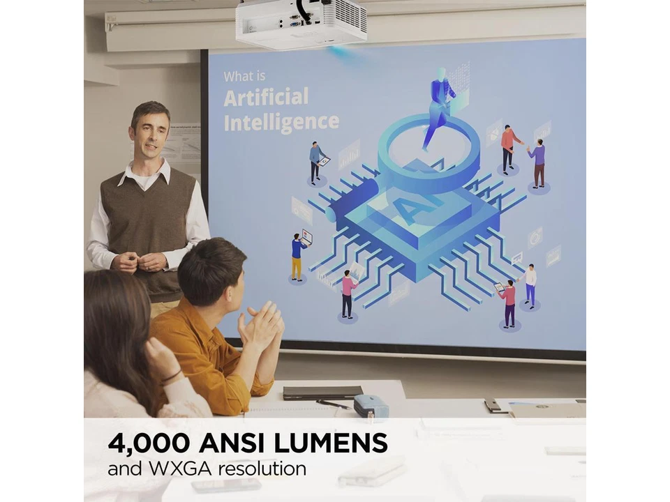 ViewSonic PS502W 4,000 ANSI Lumens WXGA Short Throw Business & Education Project - Image 2 of 4