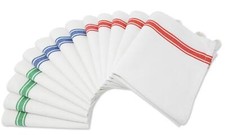 Dish Towels Set 13 Pack Super Absorbent 100 Cotton Zero-Lint 25.5x15.5 in