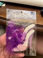 Jolee's by You Boutique Purple Faux Fur Party Shoes