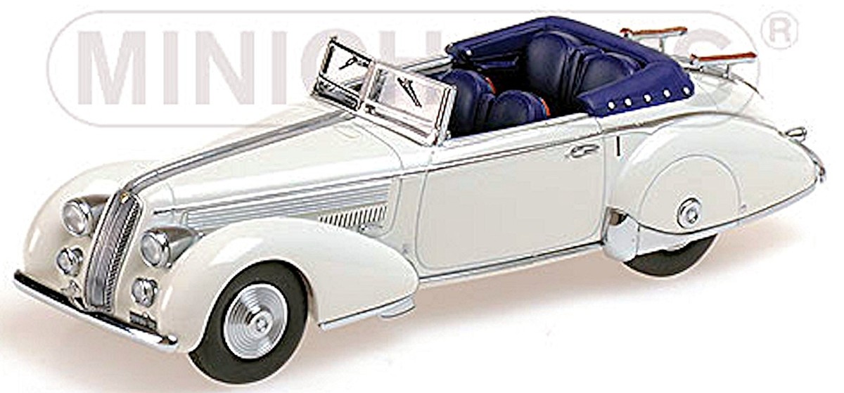 Lancia Astura Tipo 233 Corto 1936 ホワイト Lancia Astura Tipo 233 Corto 1936 White 1:43 Minichamps