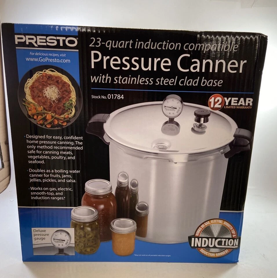 Presto 01784 Stovetop Pressure Cooker Canner Induction Compatible