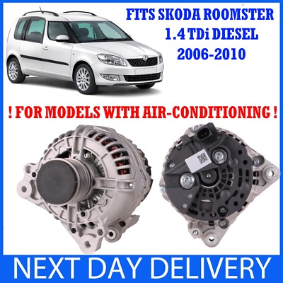 SKODA ROOMSTER 1.4 TDi DIESEL 2006-2010 120A BRAND NEW ALTERNATOR BNM BNV BMS