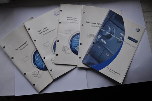 VW Polo Variant Classic 6K Bedienungsanleitung Technische Daten Rat u. Tat Radio