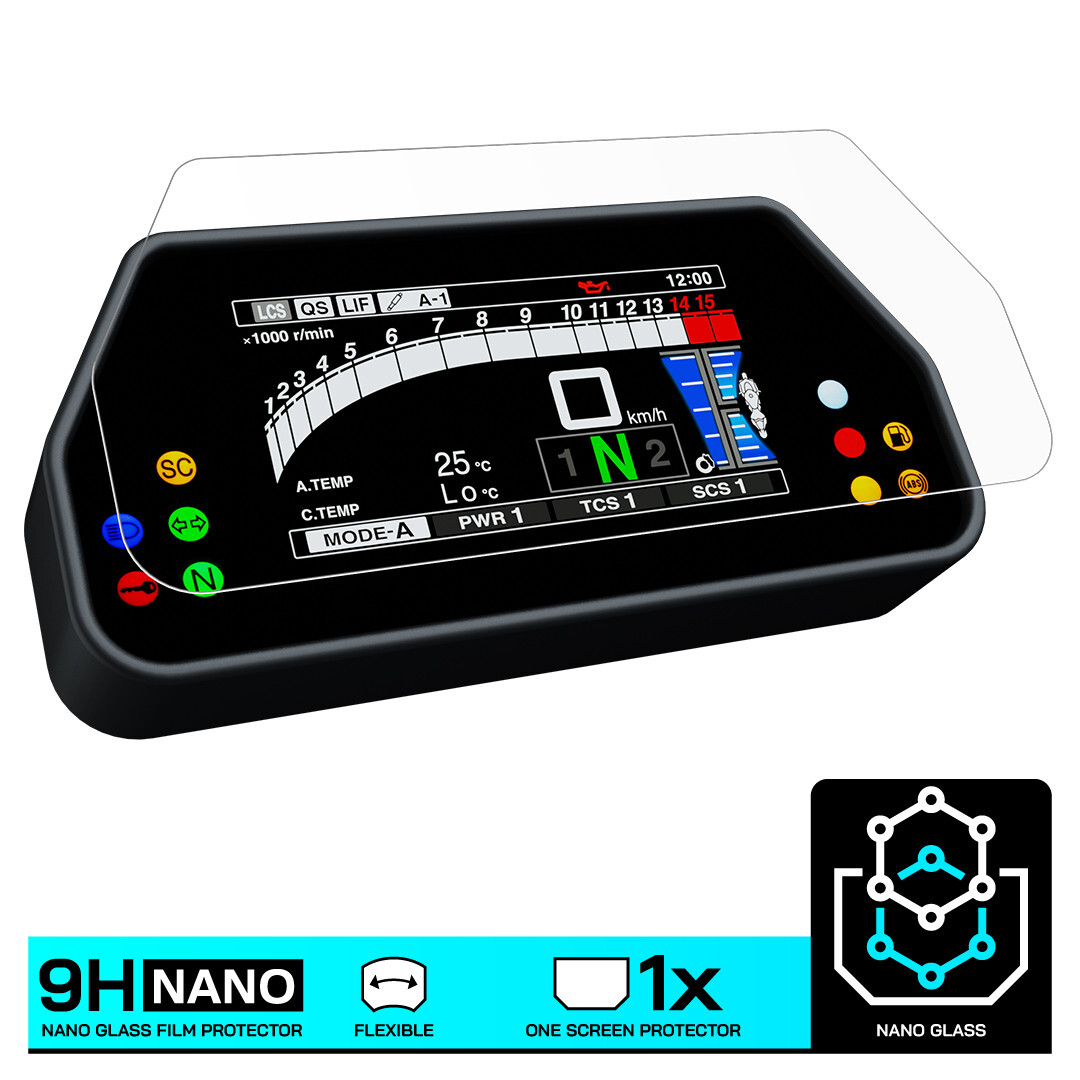 Yamaha Tracer 900 GT (2018+) NANO GLASS Dashboard Screen