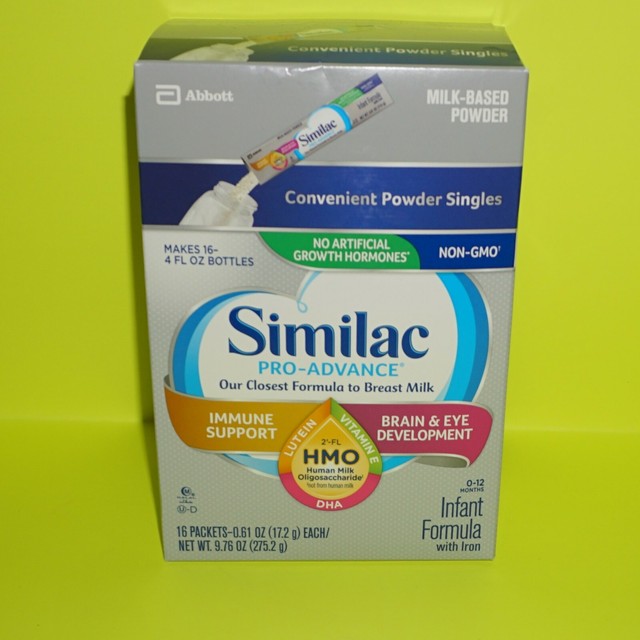 similac advance single powder packets