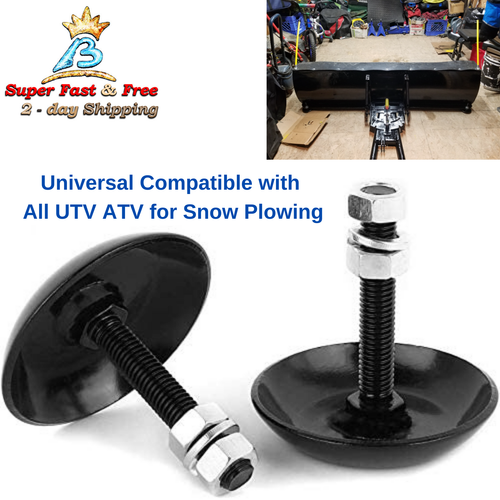 Snow Plow Skid Blade Shoes Replacement Foot For All UTV ATV Polaris Pair 2873423 eBay