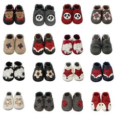 YIHAKIDS Krabbelschuhe Baby Lauflernschuhe Leder Weiche Sohle Mokassins