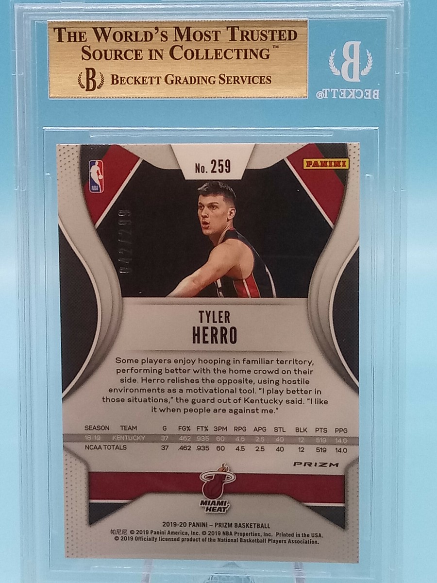 美品】 Tyler Herro Red Prizms RC /299 TYLER HERRO 2019 PRIZM