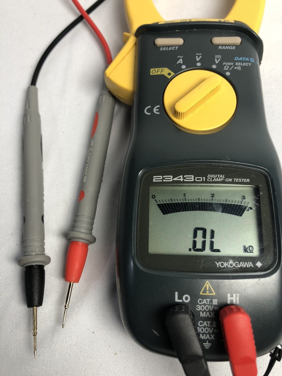 Digital Clamp Meter Yokogawa 2343 01 On Tester Made In Japan