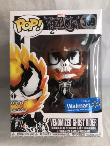 Funko Pop Marvel Venom Venomized Ghost Rider #369 solo en Walmart 