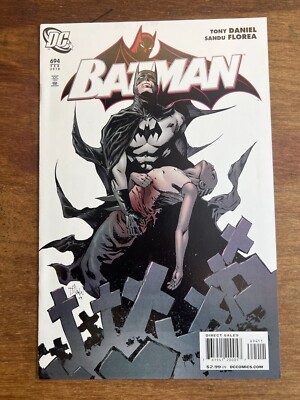 Batman 694 DC Comics Tony Daniel Vs Black Mask and Ministry of Death 2010