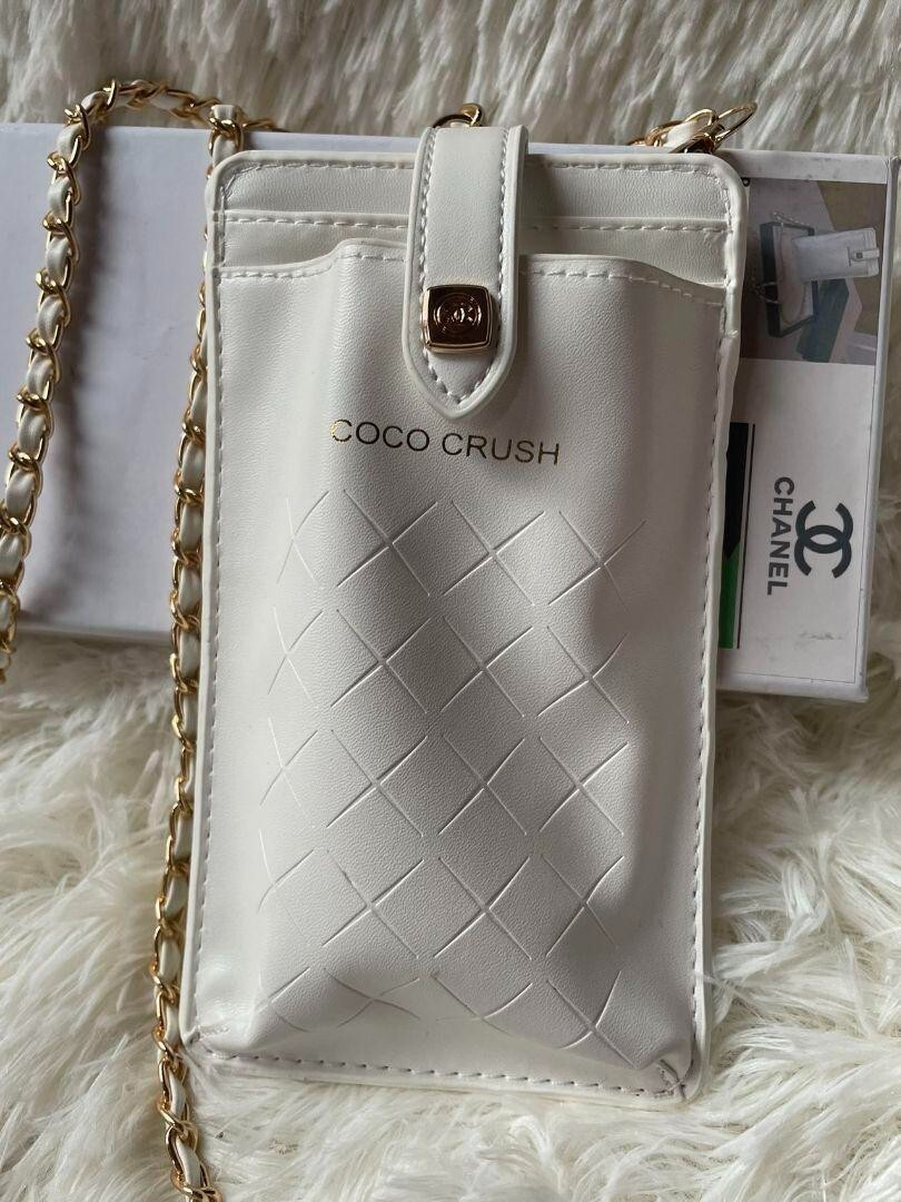 Chanel Coco Crush Novelty Smartphone Shoulder Case | Synthetic