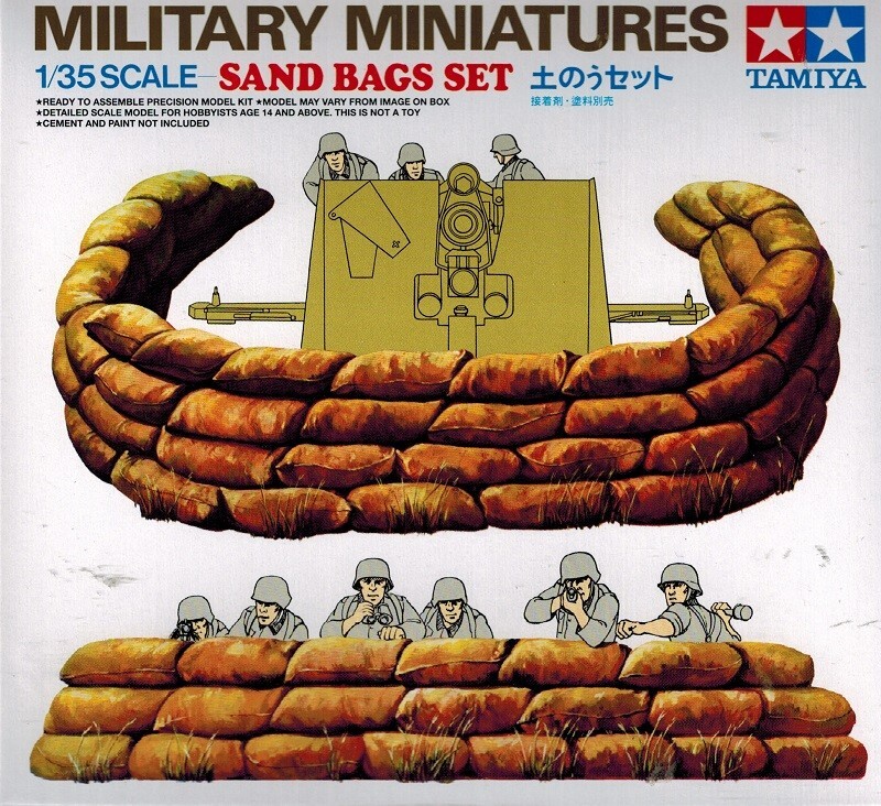 Tamiya 35025 Sand Bags Set - Diorama - 1:35 - Bild 2
