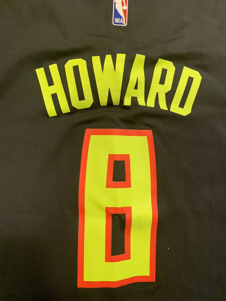 RARE NBA Dwight Howard Atlanta Hawks Jersey 2XL NWT NEW ROAD BLACK VTG - Image 4 of 4
