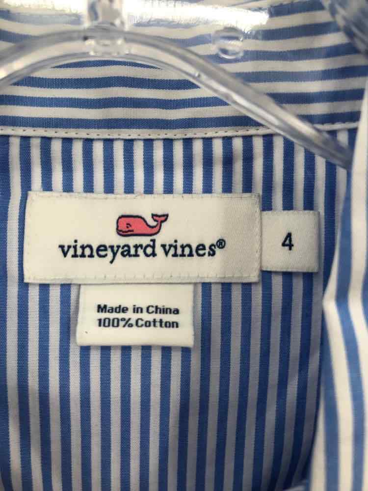 Pre-Owned Vineyard Vines Blue Size 4 Button Down - image 3