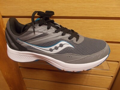 SAUCONY MEN'S MEDIUM COHESION 15 RUNNING OR WALKING SHOES CHARCOAL S20701-17