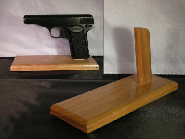 Browning 1955 9mm Cherry Wood Display Stand
