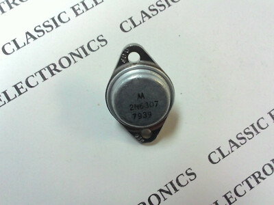 Rare Genuine Motorola 2N6307 NPN Silicon Power Transistor TO-3 USA Seller