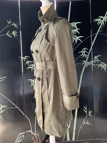 CBR dark green trench raincoat womens 