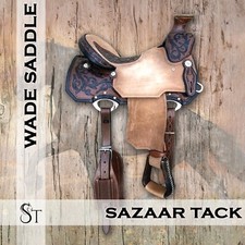 Western Saddle Roping Ranch Work Equestrian Trail Horse Wade Tree A Fork Tack