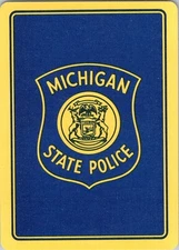 Single Swap Playing Card- Michigan State Police