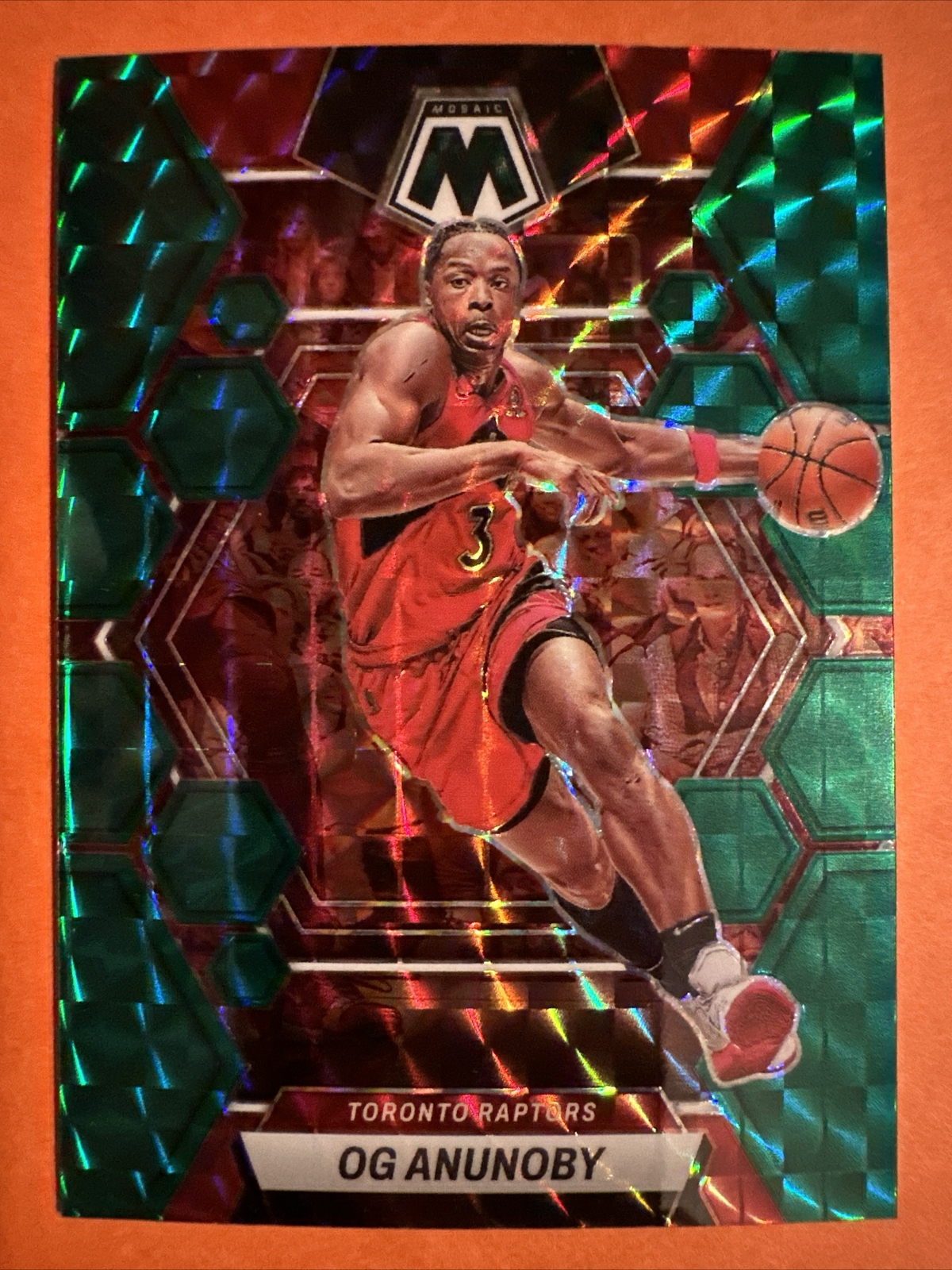 2022-2023 Mosaic Basketball OG Anunoby Green Reactive Prizm