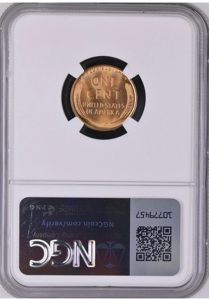 :1942-D 1C LINCOLN CENT SUPERB NGC MS-67 RED LOW POP RARITY R3 HIGHEST GRADES - Image 2 of 2