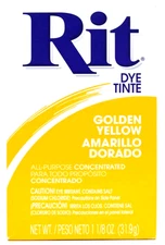 RIT DYE GOLDEN YELLOW 1 1/8 oz All Purpose Concentrated Powder Fabric Free Ship