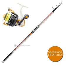 KIT PESCA CANNA TRABUCCO OCEANIC STORM SURF 4.20 M+MULINELLO BRUTAL 7000 COMBO