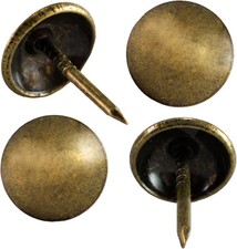 100 Pcs Antique Brass Upholstery Tacks 716 Inch Head Diameter Heavy Duty