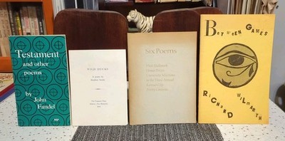 Signed Poetry Lot Nancy Sullivan/Nancy Potter Collection Fandel Wilmarth Sandy +