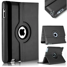 For Apple iPad 2th 3th 4th 9.7 inch Case 360 Degrees Rotating PU Leather Cover