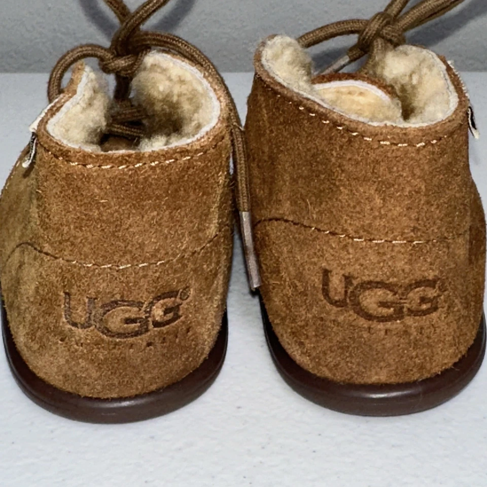 Infant Boy Size Small UGG bootie brown - Image 4 of 4