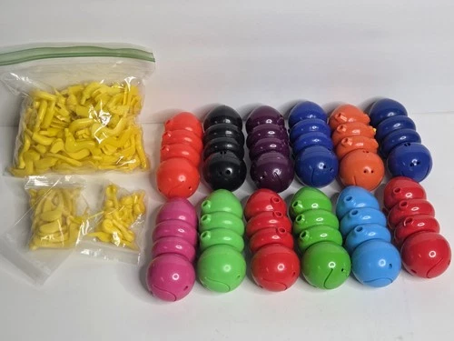 Vintage Milton Bradley Cooties Board Game Replacement Parts/Lot Cootie Game Pink