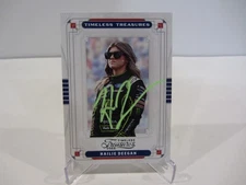 2022 HAILIE DEEGAN signed NASCAR PANINI TIMELESS TRES TRADING CARD MONSTER ENERG