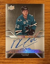 ROOKIE AUTO 2016-17 UD Black - Pro Penmanship Kevin Labanc #PEN-KL RC SJ Sharks