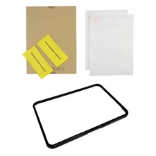 For TM7 2 Pack Tempered Glass Screen Protectors with Screen Bezel Frame Set