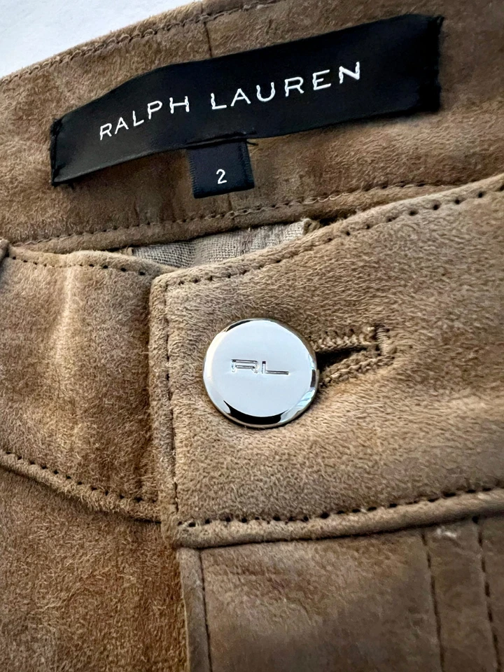 Lederhose von Ralph Lauren – Neu, Wildleder, Suede - Bild 3 von 4