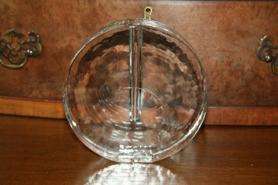 Blockvase Wiesenthalhütte 60er 70er Design Eisblock Solifleur Vintage ø 15 cm