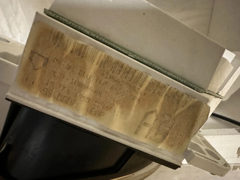 Speedometer Instrument Cluster Dash 1999 Ford F150 & F250 Pickup 103,317 Miles - Image 3 of 3