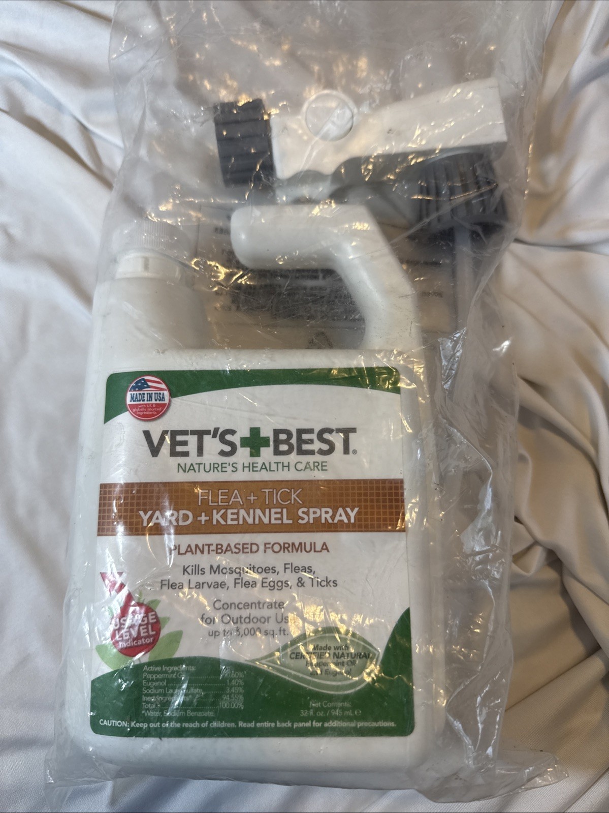 Vet's Best Natural Yard and Kennel Bug Spray 32 fl oz 
