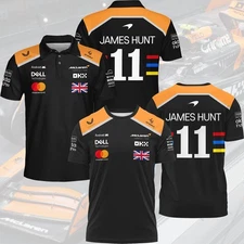 James Hunt #11 McLaren Formula One Racing S-5XL, James Hunt Limited Edition